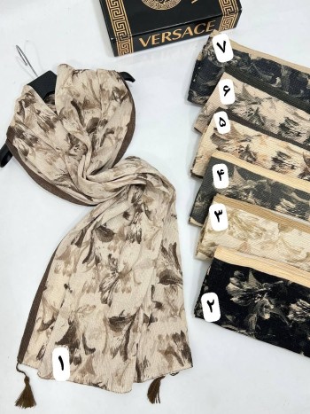 شال پلیسه طرحدار کد:4014