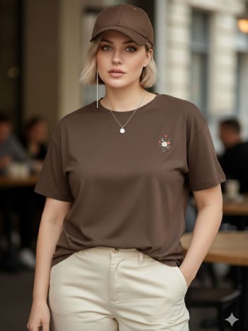 تیشرت زنانه گلدوزی کد:8010