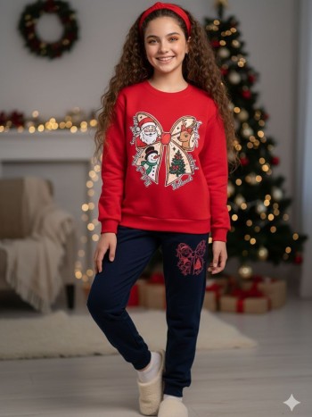 ست بلوز و شلوار پاپیون کد:2042