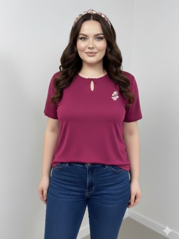 تیشرت یقه پاپیون کد:8004