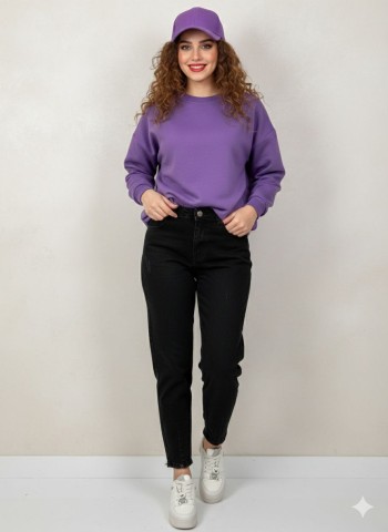 شلوار جین مام استایل زنانه کد 7091