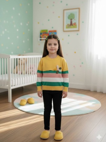 بلوز بافت دخترانه کد:5010