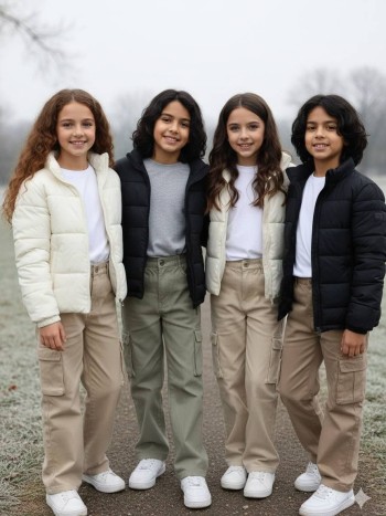 شلوار کتان کارگو کد 70177