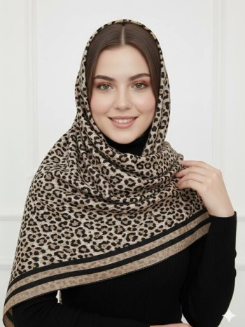 روسری  نخی طرحدار کد 4117