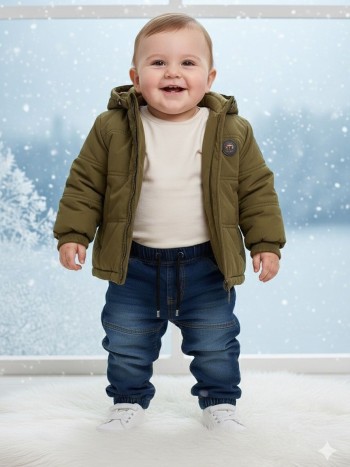 شلوار جین لاینر دار کد:7013