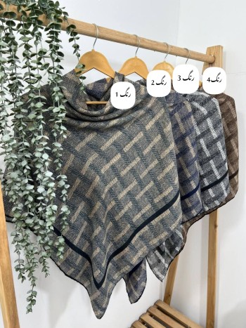 روسری  نخی طرحدار کد:4101