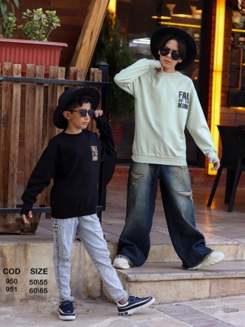 بلوز تک  آستین فینگر دار کد:5029