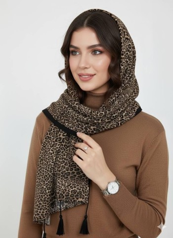 شال  پلیسه طرحدار کد 4009