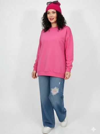 شلوار جین نیم بگ زنانه کد:7012