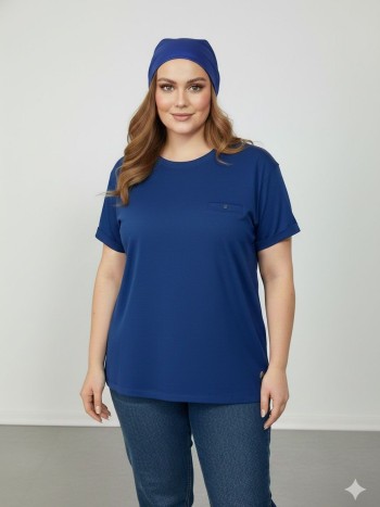 تیشرت تک جیب دکمه دار کد:8006