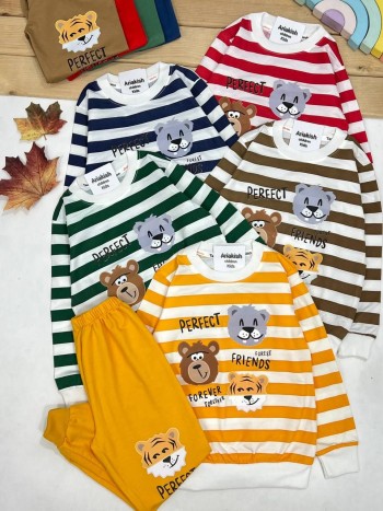 ست بلوز شلوار حیوانات کد:1025