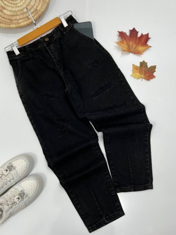 شلوار جین مام استایل زنانه کد 7098