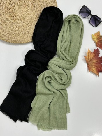 شال  پلیسه دور ریش کد 4005