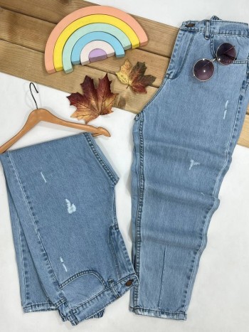 شلوار جین مام استایل زنانه کد:7045