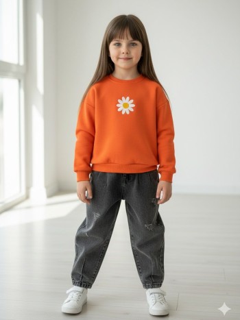 شلوار مام استایل زغالی کد:7059