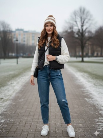 شلوار جین مام استایل زنانه کد 70117