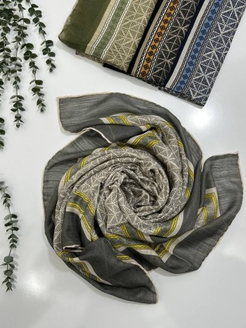 روسری نخی طرحدار کد :41113