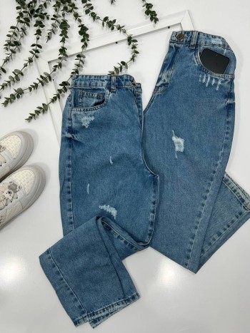 شلوار جین مام استایل زنانه کد 7097