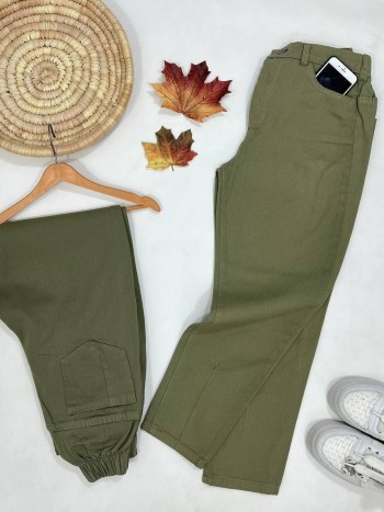 شلوار کتان مام استایل زنانه کد:70147