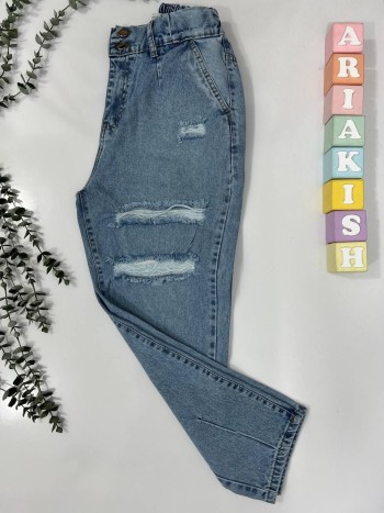 شلوار جین مام استایل زنانه کد 7081