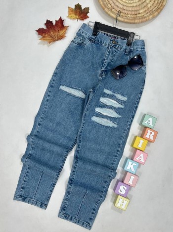 شلوار جین مام استایل زنانه کد:7042