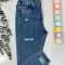 شلوار جین مام استایل زنانه کد 7075