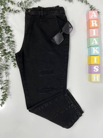 شلوار جین مام استایل زنانه کد 7077