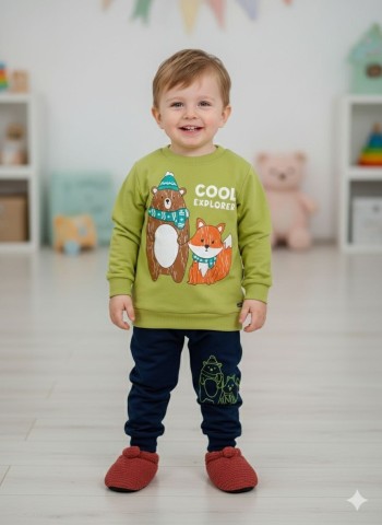 ست بلوز و شلوار پسرانه کد:1035