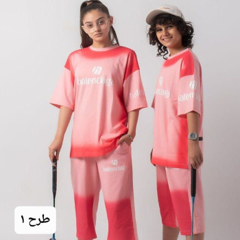 ست تیشرت و شلوارک کد 1111
