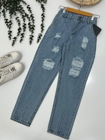 شلوار جین مام استایل زنانه کد 70217