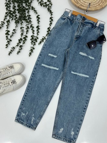 شلوار جین مام استایل زنانه کد 70215