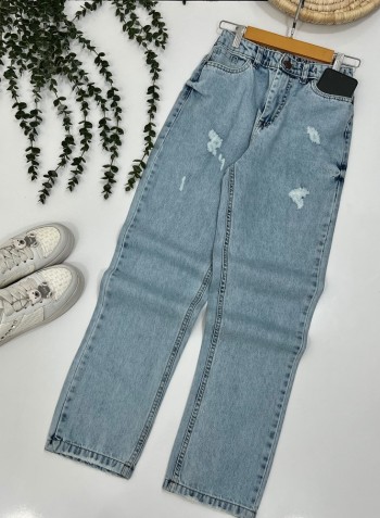 شلوار جین راسته زنانه کد 70218