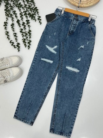 شلوار جین مام استایل زنانه کد 70226