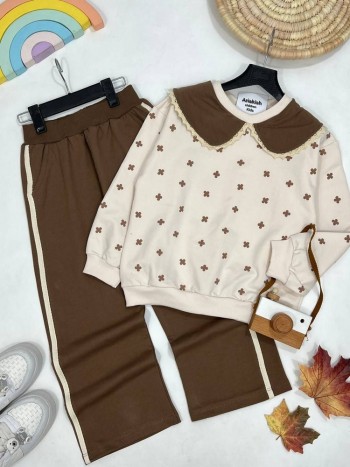 ست بلوز و شلوار یقه به به کد 20199