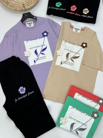 ست تیشرت و شلوارک کد 20222