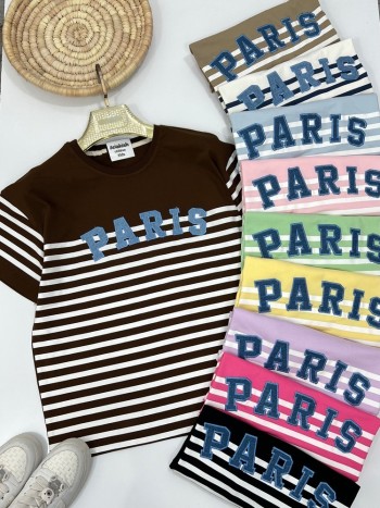 تیشرت تک PARIS کد 8041