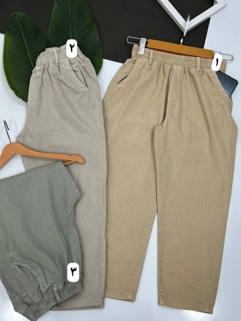 شلوار کتان کاغذی بچگانه کد 70263