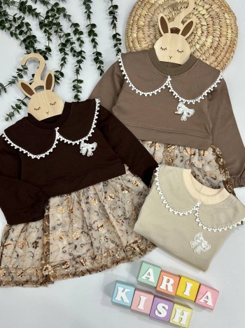 پیراهن یقه به به کد 20281