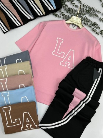 ست تیشرت و شلوار کد 8084