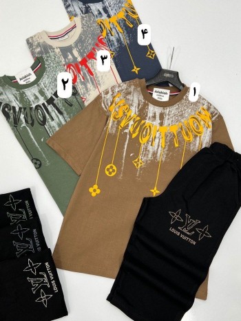 ست تیشرت و شلوارک کد 10137