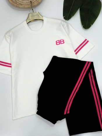 ست تیشرت و شلوار کد 8045