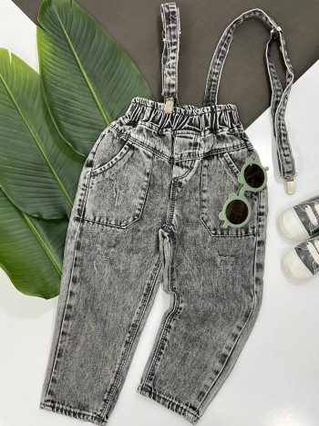 شلوار جین ساسبندی کد 70252