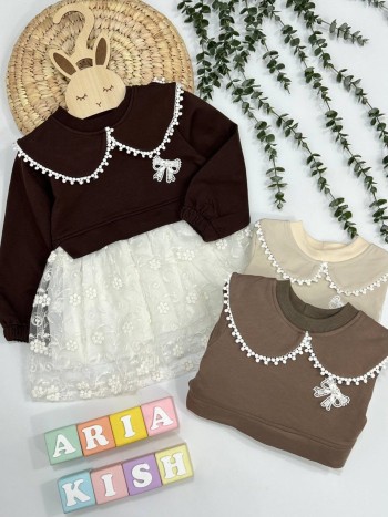 پیراهن یقه به به کد 20282