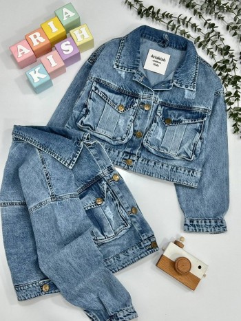 کراپ کت جین کد 9034