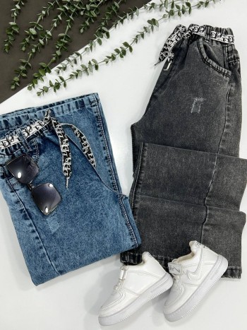 شلوار جین شافل کد 70334