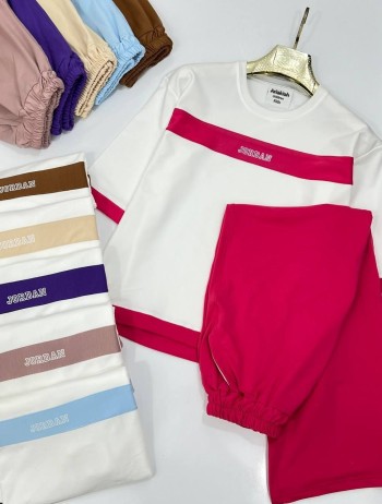 ست تیشرت و شلوار کد 8048