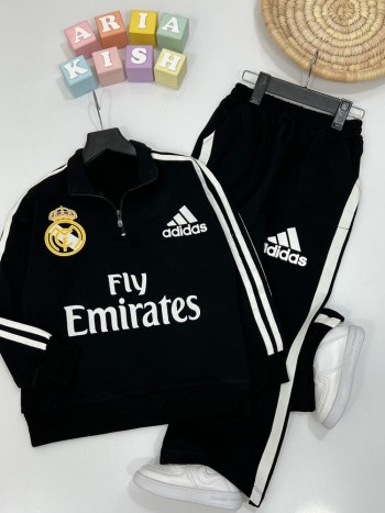 ست بلوز و شلوار نیم زیپ 10126