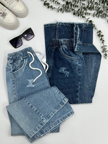 شلوار جین شافل کد 70331