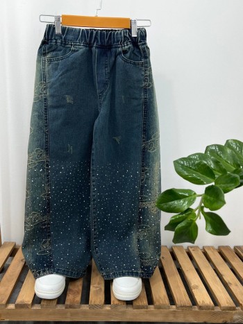 شلوار جین شافل کد 70330