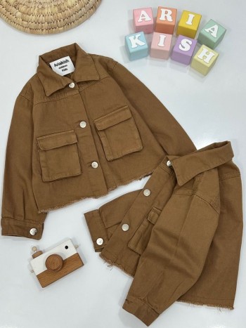 کت کتان کاغذی کد 9019